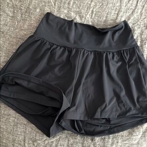 NWOT HALARA Blue Athletic Shorts with Built-in shorts liner size M